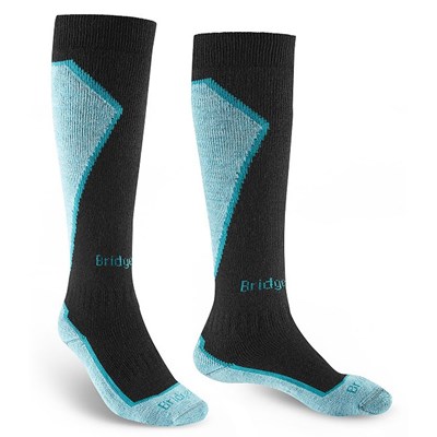 Podkolenky Bridgedale Ski Midweight Plus MP Over Calf W black/blue Bridgedale 10031856 2