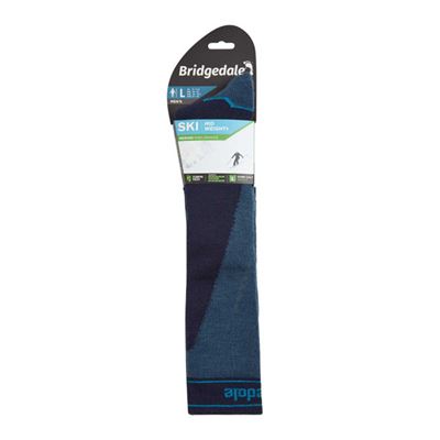 Podkolenky Bridgedale Ski Midweight Plus MP Over Calf navy/steel