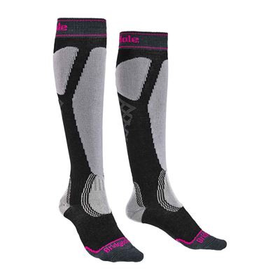 Podkolenky Bridgedale Ski Easy On ME Over Calf W black/light grey