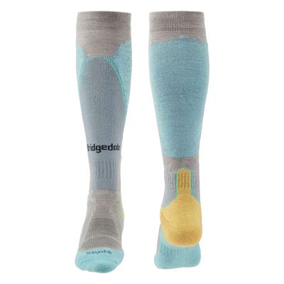 Podkolenky Bridgedale Ski Midweight ME Over Calf W lilac/blue