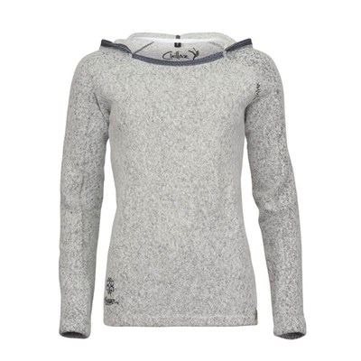 Mikina Chillaz Bergamo Ornament Logo LS W grey melange
