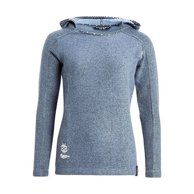 Mikina Chillaz Bergamo Ornament Logo LS W dark blue melange