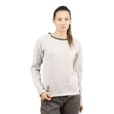 Mikina Chillaz Bergamo Ornament Logo LS W grey melange new