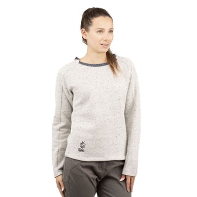 Mikina Chillaz Bergamo Ornament Logo LS W grey melange new