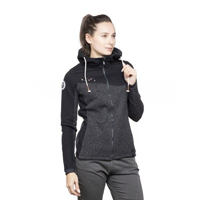 Mikina Chillaz Rock Jacket Zip W anthrazit melange