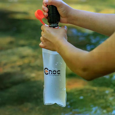 Skládací láhev Cnoc Outdoors Hydriam Collapsible Flask 28mm 500ml orange