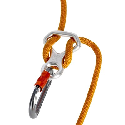 Slaňovací osma Climbing Technology Otto Curved silver