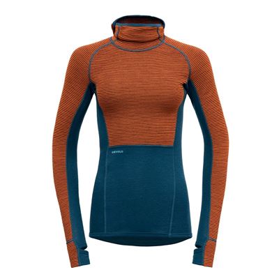 Triko Devold Tuvegga Woman Shirt Hoodie flame
