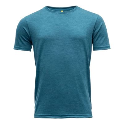 Triko Devold Eika Man Tee blue melange