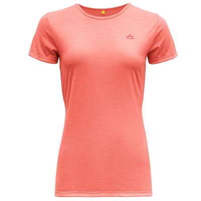 Triko Devold Valldal Woman Tee coral