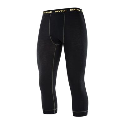 Spodky Devold Wool Mesh 3/4 Long Johns black