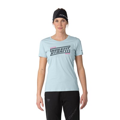 Triko Dynafit Graphic Co W S/S Tee cloud blue/tabloid
