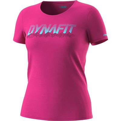 Triko Dynafit Graphic Co W S/S Tee flamingo/range