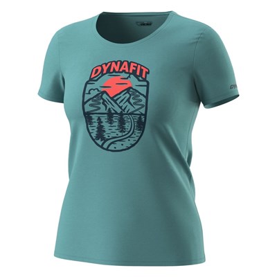 Triko Dynafit Graphic Co W S/S Tee brittany blue