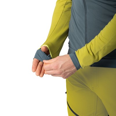 Mikina Dynafit Radical PTC Jacket golden lime