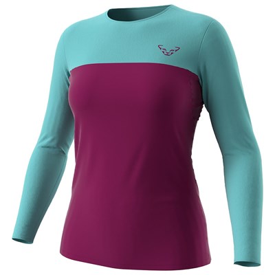 Triko Dynafit Traverse S-Tech Longsleeve Tee W beet red