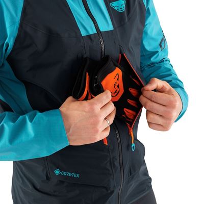 Bunda Dynafit TLT GTX Jacket storm blue