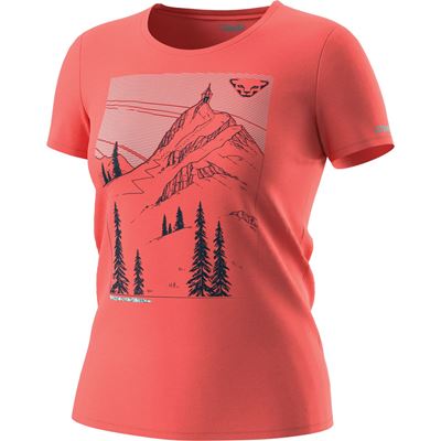 Triko Dynafit Artist Series DRI T-shirt W hot coral