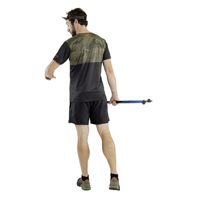 Triko Dynafit Trail Graphic Shirt winter moss/exagon camo