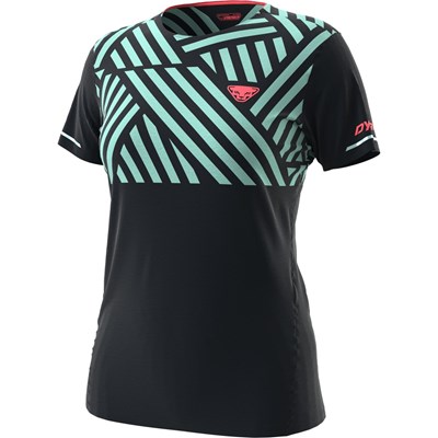 Triko Dynafit Trail Graphic Shirt W marine blue/razzle dazzle