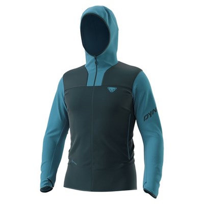Mikina Dynafit Tranverse PTC Hooded JKT storm blue