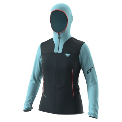 Mikina Dynafit Tranverse PTC Hooded JKT W marine blue/blueberry