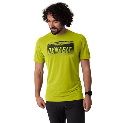 Triko Dynafit Transalper Graphic S/S Tee golden lime Dynafit 10033353 2