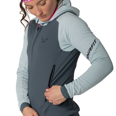 Mikina Dynafit Blacklight Therm Hooded Jacket W cloud blue