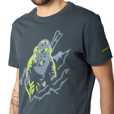 Triko Dynafit Blacklight Co T-shirt cinder/blacklight