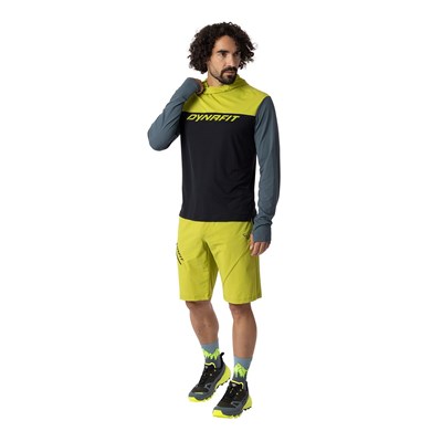 Triko Dynafit Traverse Sun Hoody black out/golden lime Dynafit 10033413 4