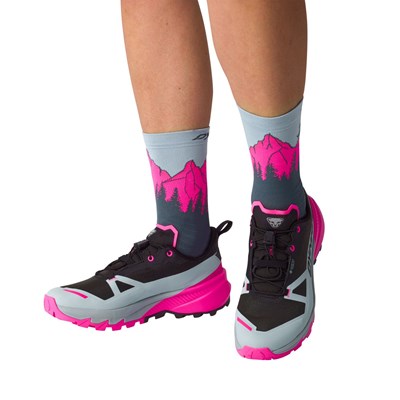 Ponožky Dynafit Traverse Crew cinder/pink glo Dynafit 10032956 3