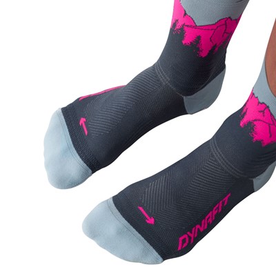 Ponožky Dynafit Traverse Crew cinder/pink glo Dynafit 10032956 6