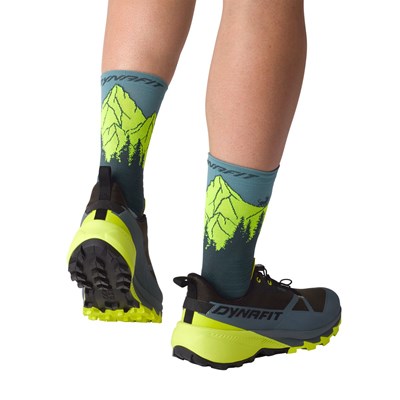 Ponožky Dynafit Traverse Crew cinder/ultra yellow Dynafit 10032959 2