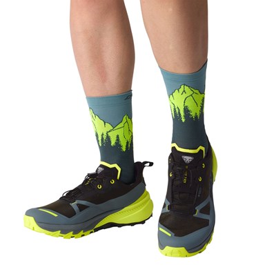 Ponožky Dynafit Traverse Crew cinder/ultra yellow Dynafit 10032959 3