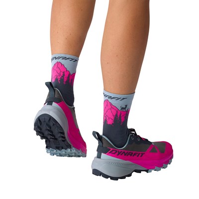 Ponožky Dynafit Traverse Mid cinder/pink glo Dynafit 10032962 2
