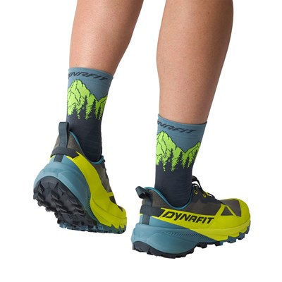 Ponožky Dynafit Traverse Mid cinder/ultra yellow Dynafit 10032965 2