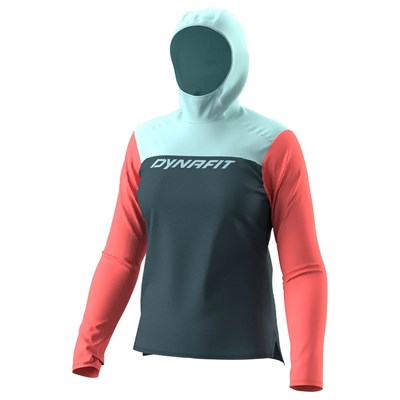 Triko Dynafit Traverse Sun Hoody W cinder/cloud blue