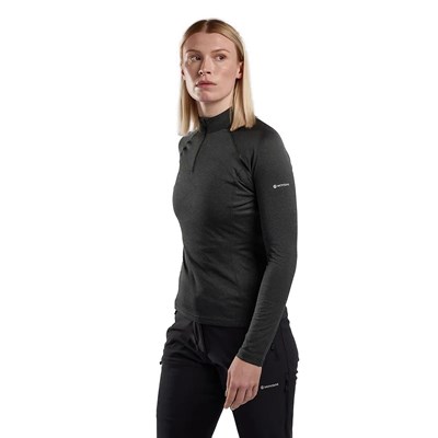 Triko Montane Dart Zip Neck W black Montane 10034001 2