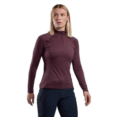 Triko Montane Dart Zip Neck W mulberry Montane 10034006 2