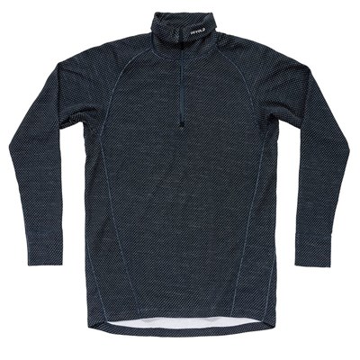 Triko Devold Duo Active Merino 205 Zip Neck ink dot