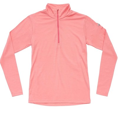 Triko Devold Breeze Plus Merino 200 Zip Neck W apricot