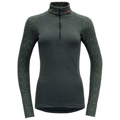 Triko Devold Duo Active Merino 205 Zip Neck W woods