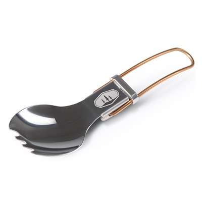 Lžíce GSI Glacier Folding Spork orange