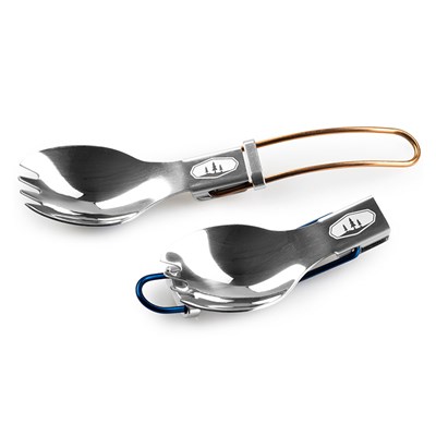 Lžíce GSI Glacier Folding Spork orange