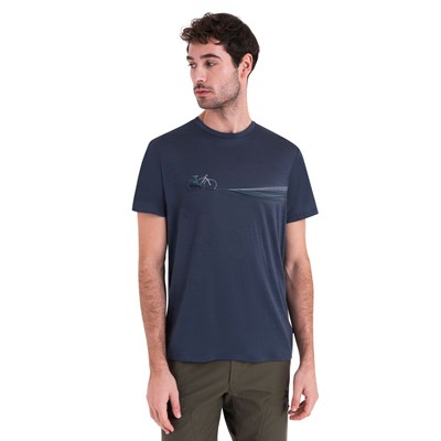 Triko Icebreaker Tech Lite III SS Tee Cedence Paths graphite