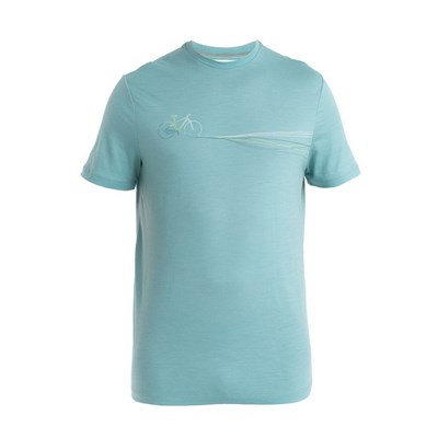 Triko Icebreaker Tech Lite III SS Tee Cedence Paths cloud ray