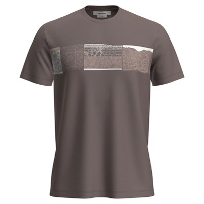 Triko Icebreaker Tech Lite SS Tee Elevation Line porcini