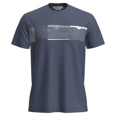 Triko Icebreaker Tech Lite SS Tee Elevation Line dawn