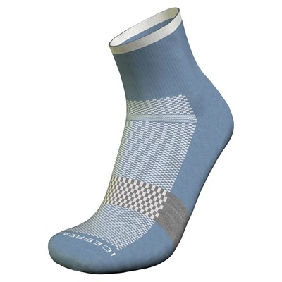 Ponožky Icebreaker Run+ Ultralight Mini W flint blue/snow