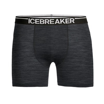 Boxerky Icebreaker Anatomica Boxers jet hthr